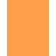 2-3/8" x 7" Sun Fluorescent Orange Blank Bookmarks - 10 pack